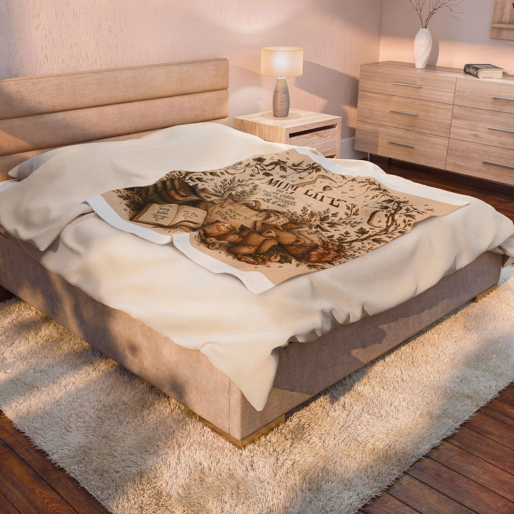 Mom Life Plush Blanket