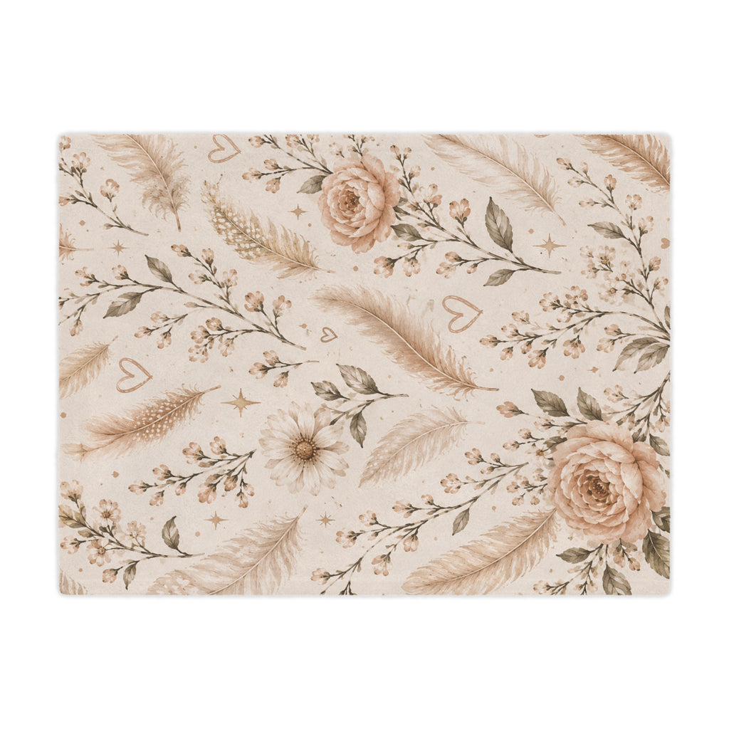 Minky Floral Blanket