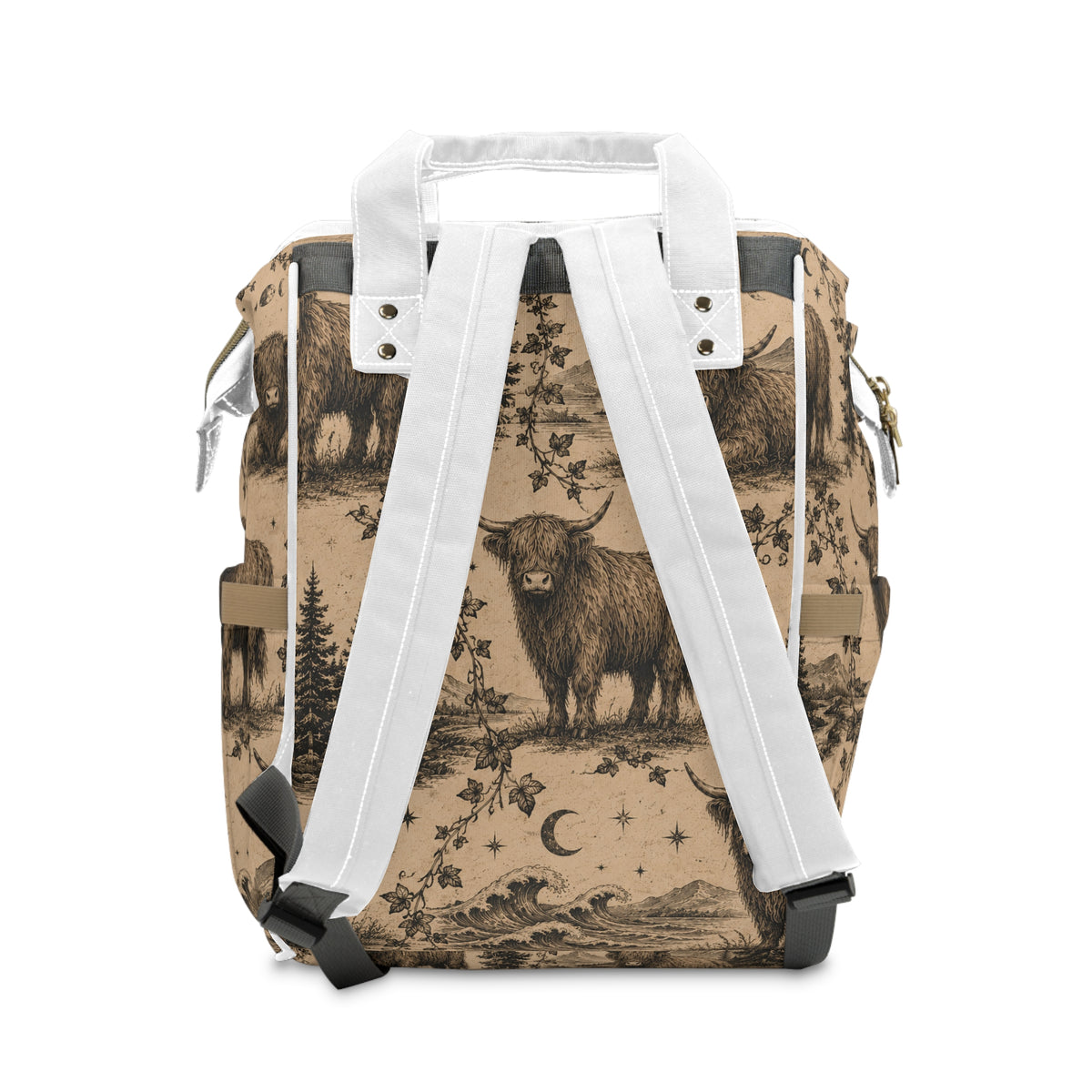 Highland Cow Diaper Backpack