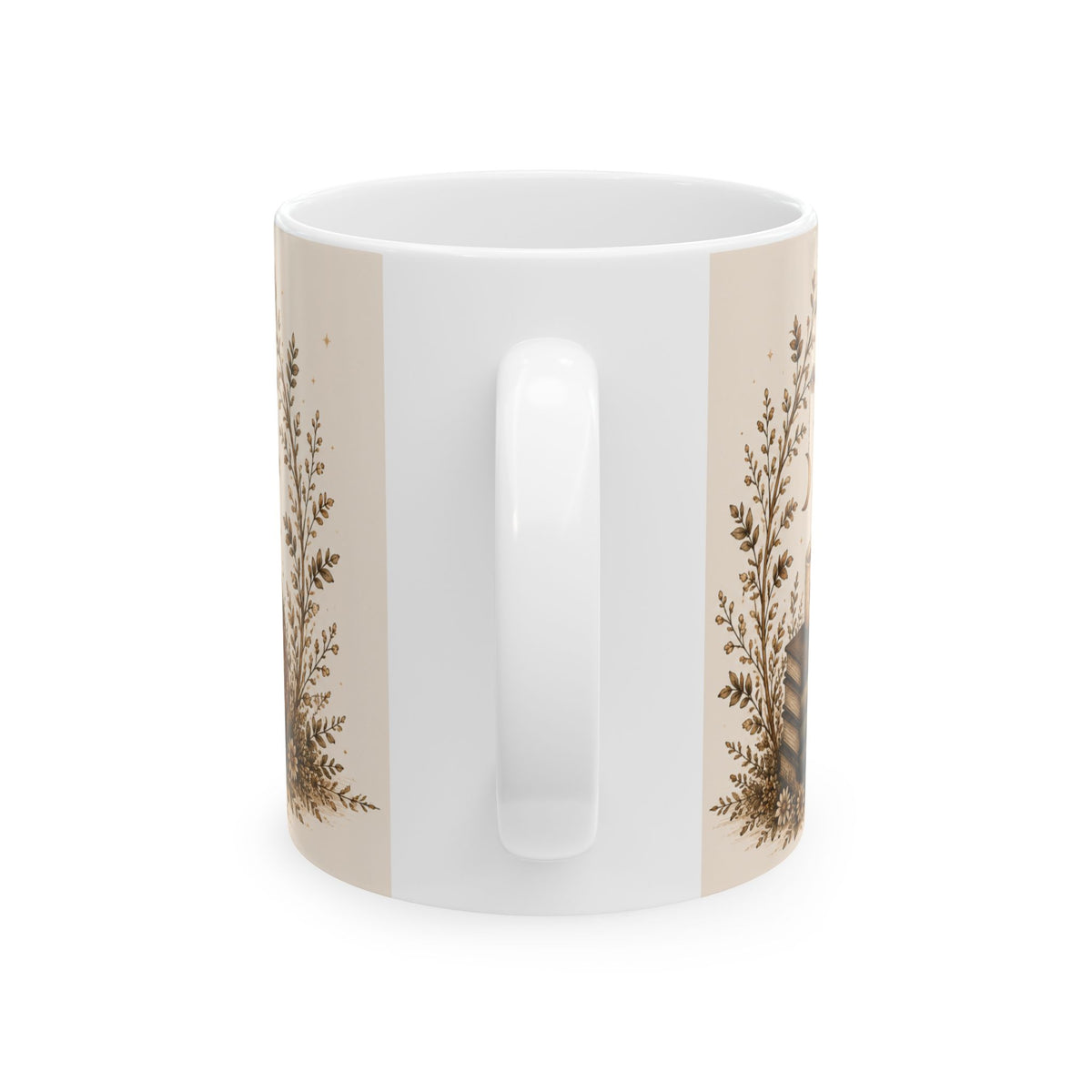 Mom Life Ceramic Mug — Cozy Boho Mommy Gift with Teddy, Candle & "Mom Life" Quote (11oz/15oz)