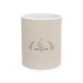 Mom Life Ceramic Mug — Neutral Boho Coffee Cup (11oz, 15oz)