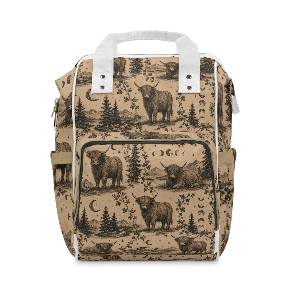 Highland Cow Diaper Backpack