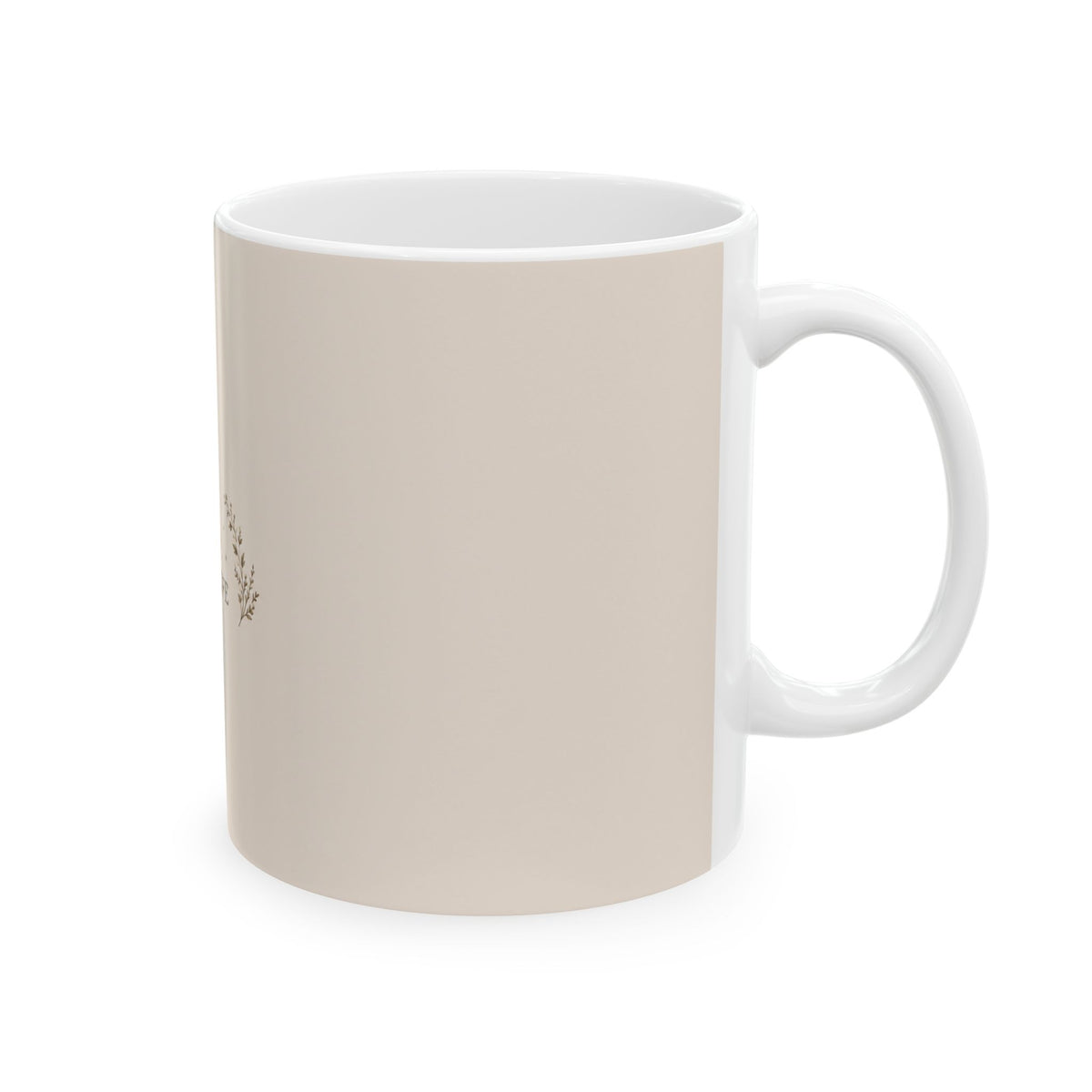 Mom Life Ceramic Mug — Neutral Boho Coffee Cup (11oz, 15oz)