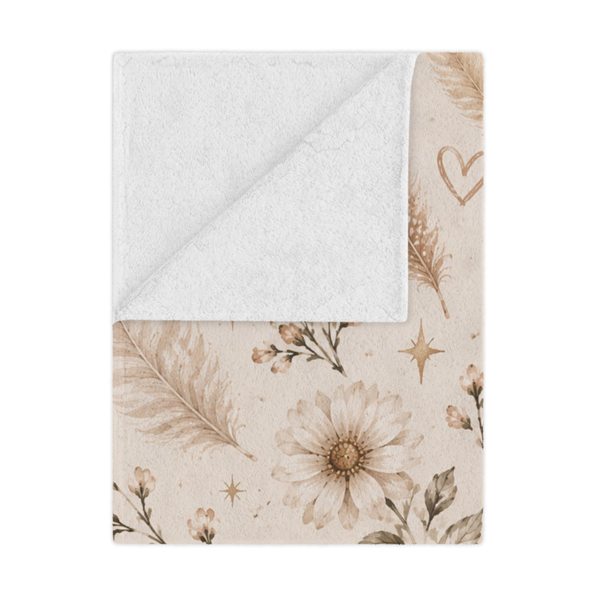 Minky Floral Blanket