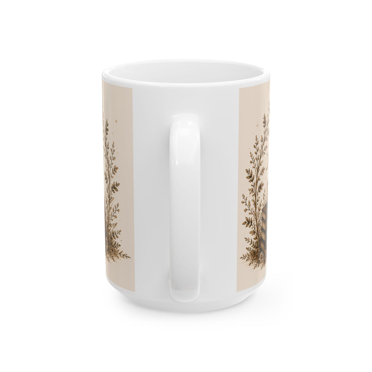 Mom Life Ceramic Mug — Cozy Boho Mommy Gift with Teddy, Candle & "Mom Life" Quote (11oz/15oz)
